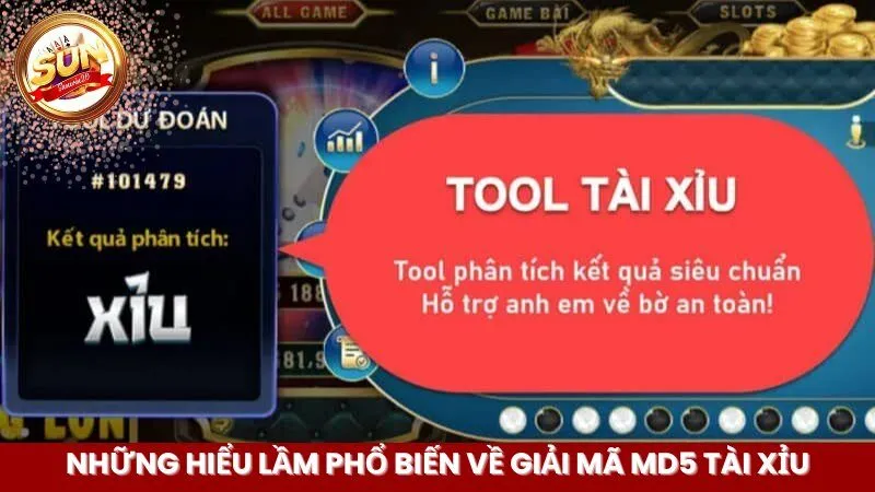 Những hiểu lầm phổ biến về giải mã MD5 Tài Xỉu